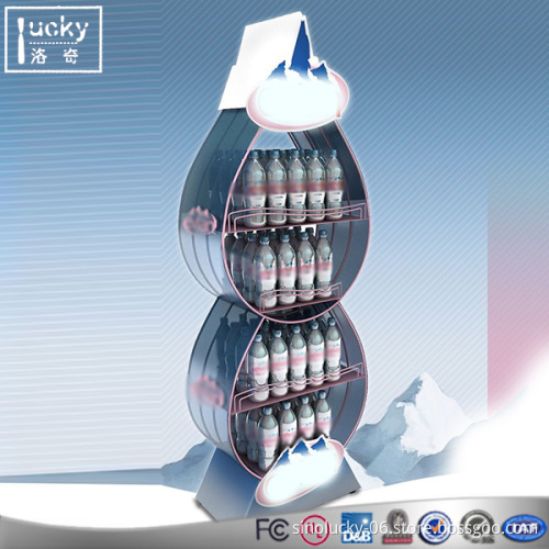 Milk tea beverage advertising acrylic display shelf